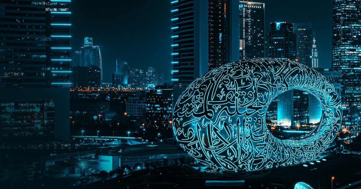 Artificial intelligence technology concept representing Dubai's AI-driven economy initiative